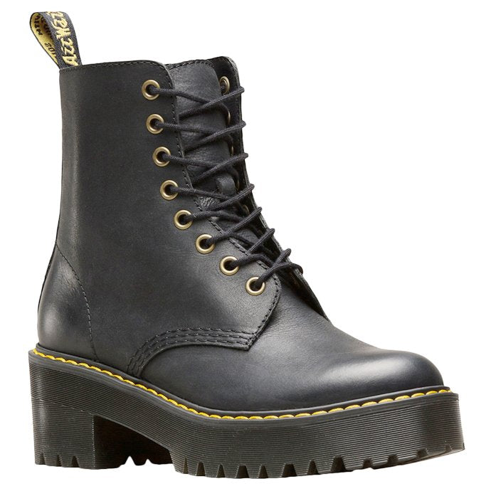 Dr.Martens Shriver Hi Wyoming Leather Womens Boots#color_black