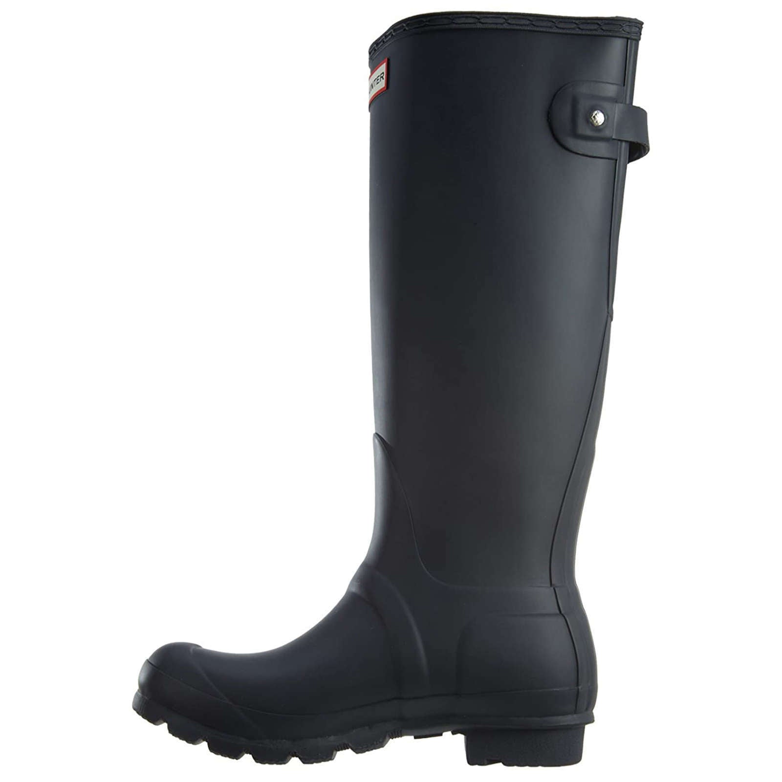 Hunter Original Back Adjustable Rubber Women's Tall Wellington Boots#color_navy