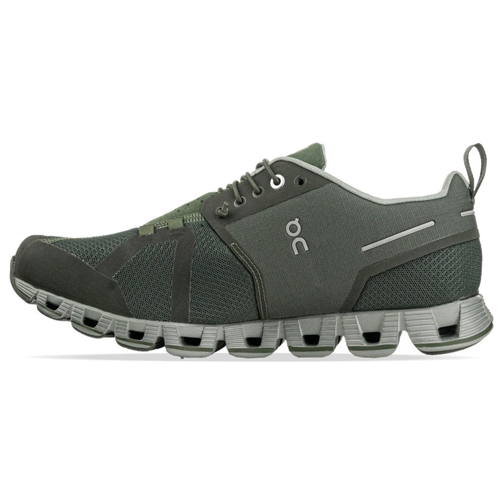 On Cloud Waterproof Mesh Men's Running Shoes#color_forest lunar