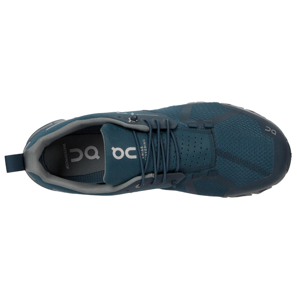 On Cloud Waterproof Mesh Men's Running Shoes#color_storm lunar