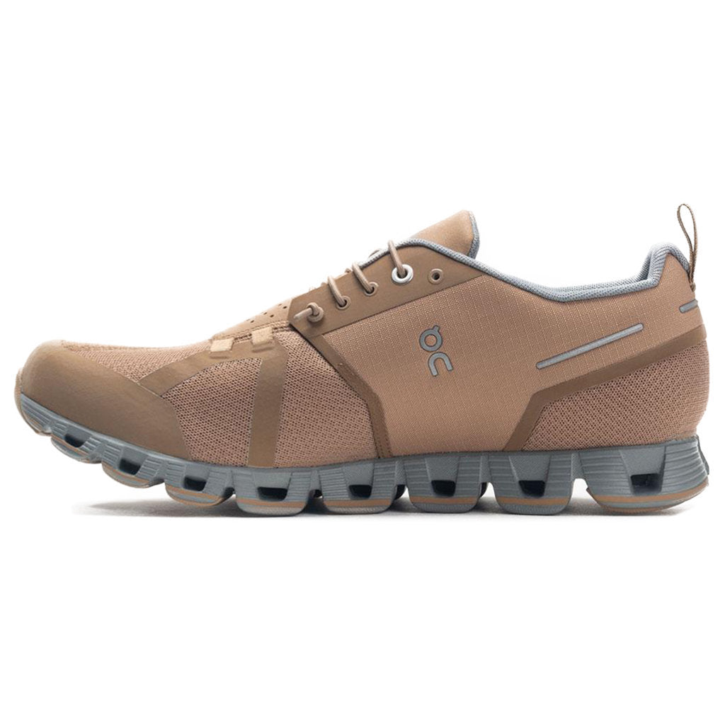 On Cloud Waterproof Mesh Men's Running Shoes#color_chai lunar