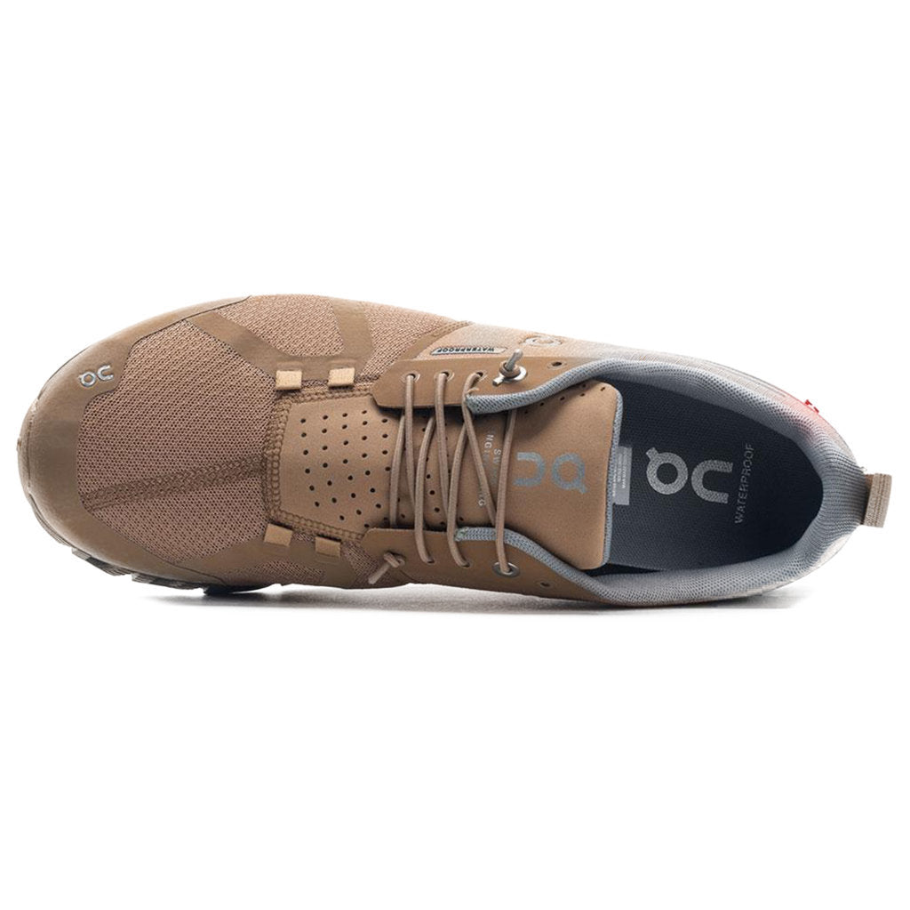 On Cloud Waterproof Mesh Men's Running Shoes#color_chai lunar