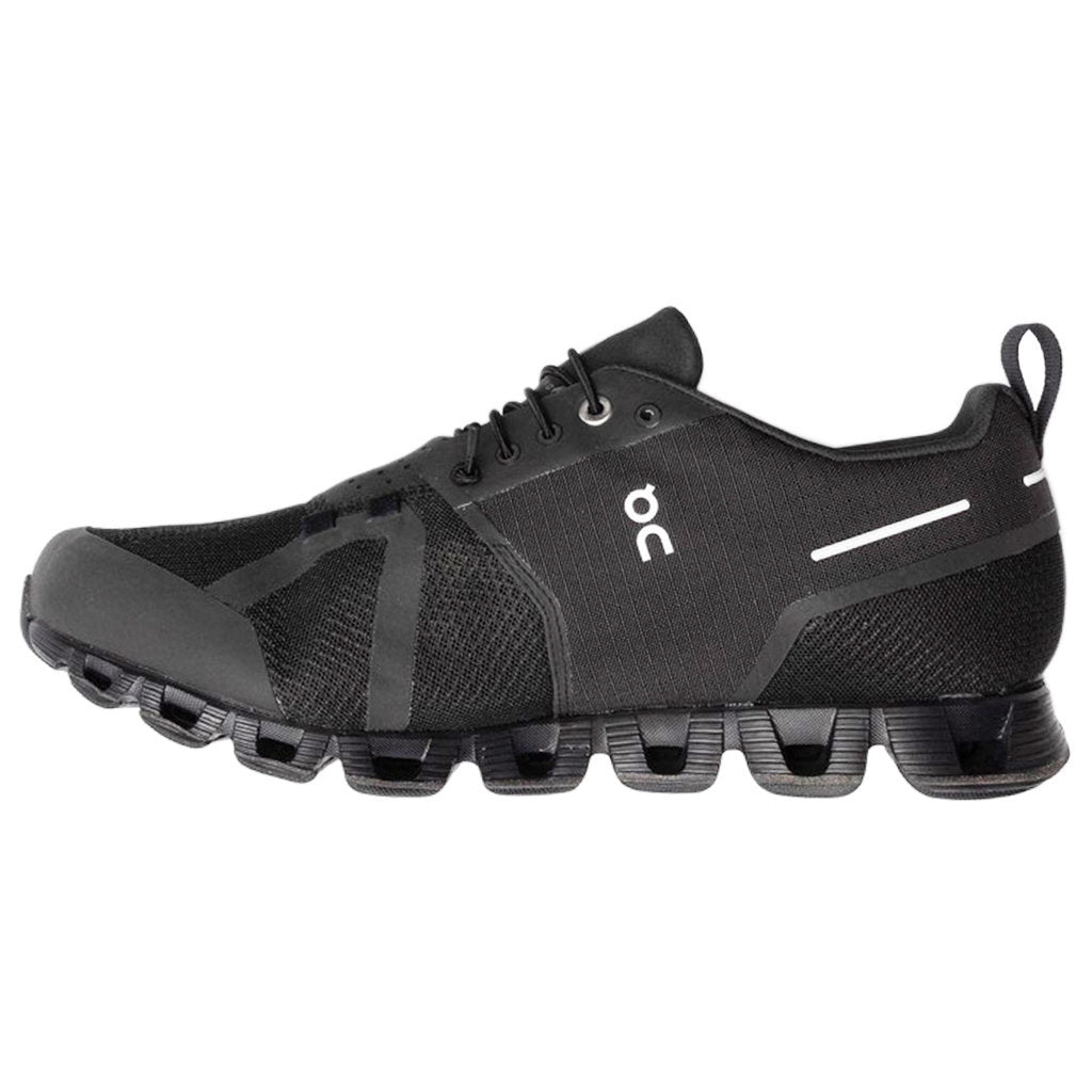 On Cloud Waterproof Mesh Men's Running Shoes#color_black lunar