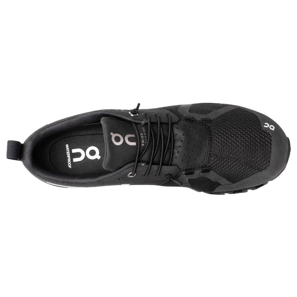 On Cloud Waterproof Mesh Men's Running Shoes#color_black lunar