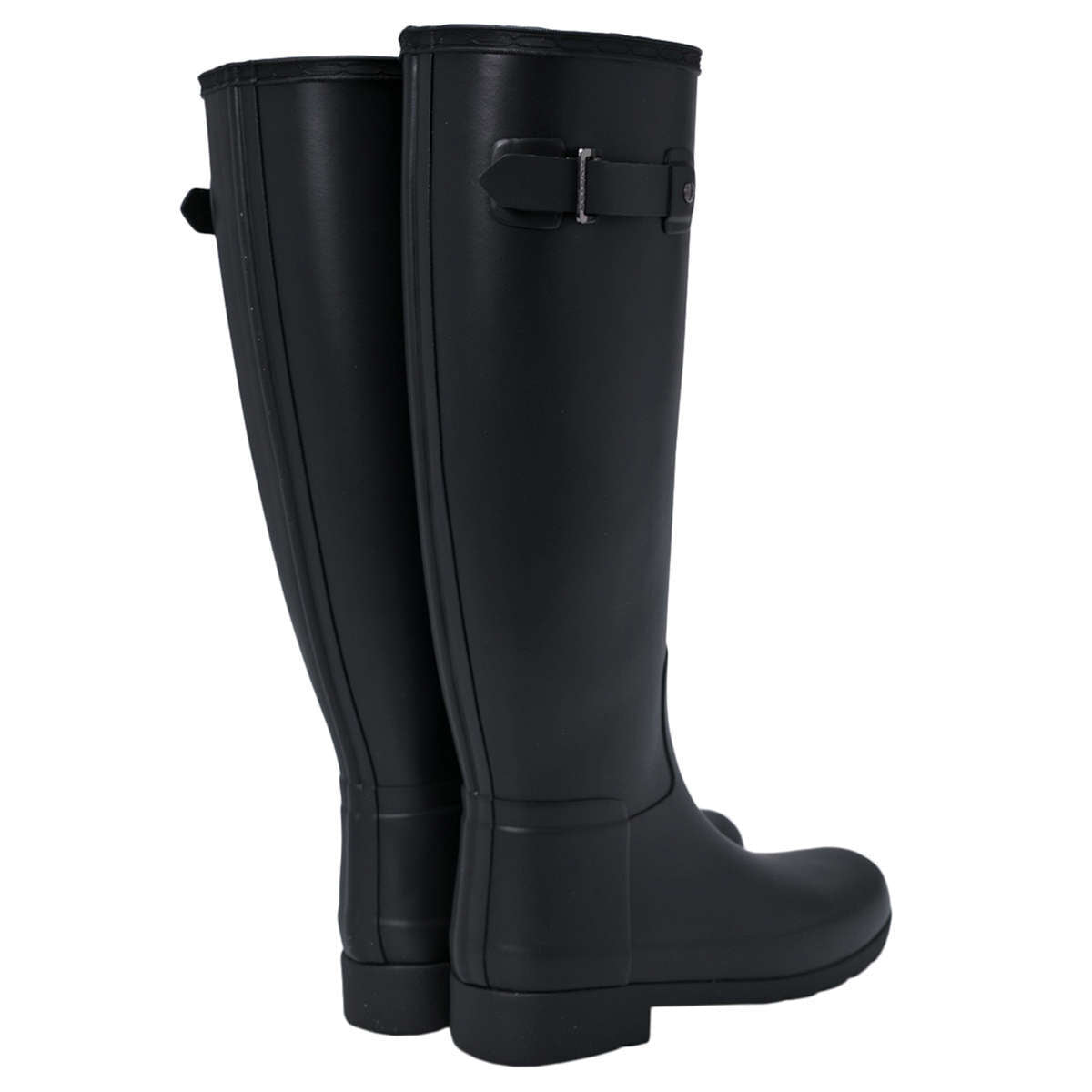 Hunter Original Refined Rubber Women's Tall Wellington Boots#color_black