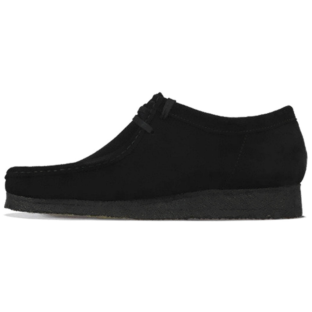 Clarks Originals Wallabee Suede Mens Shoes#color_black