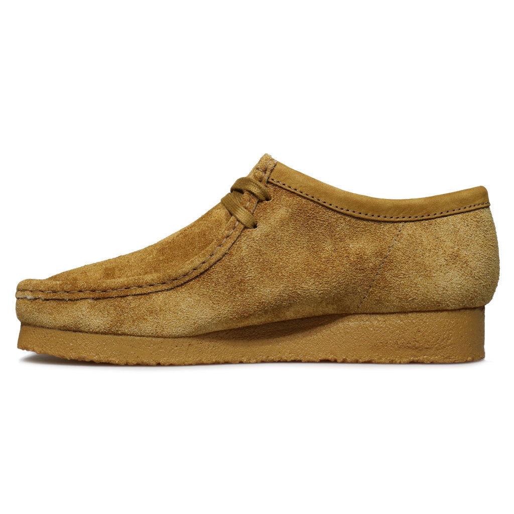 Clarks Originals Wallabee Suede Mens Shoes#color_oak