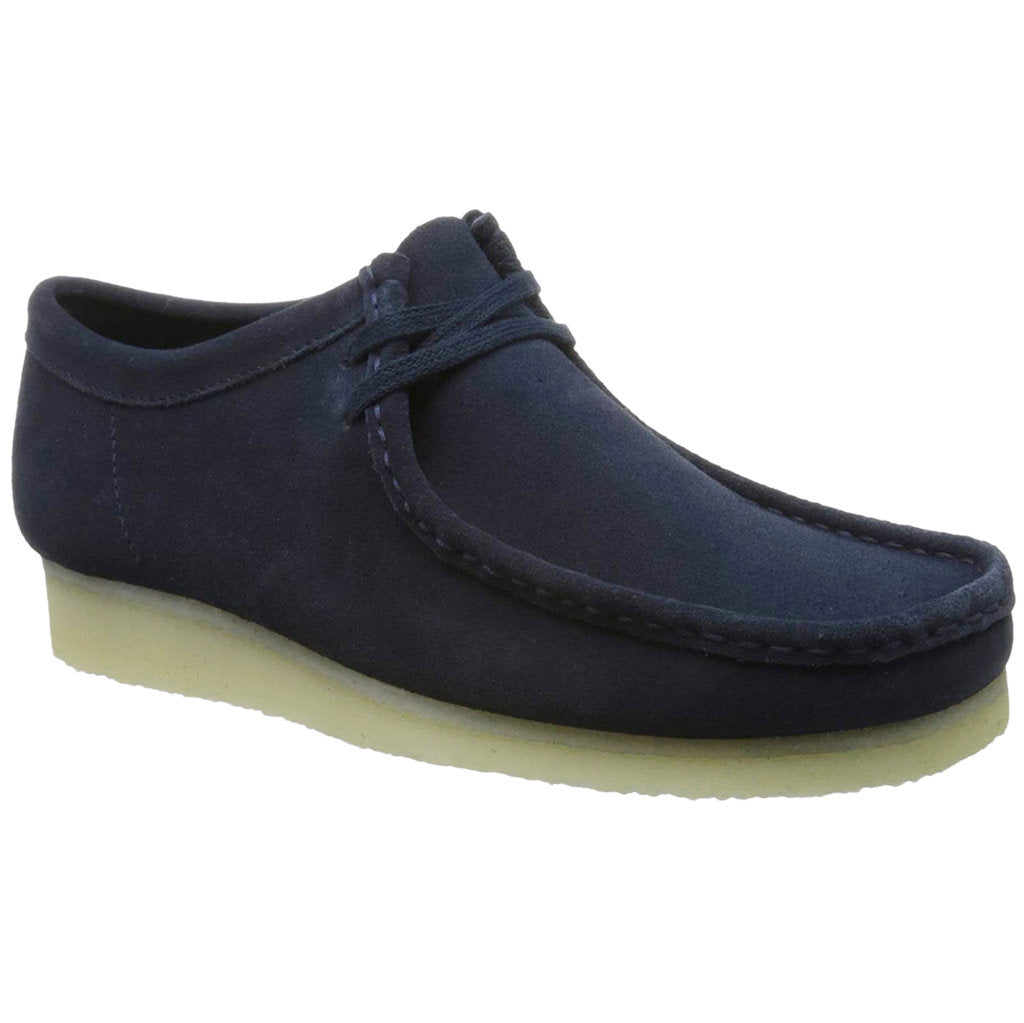 Clarks Originals Wallabee Suede Mens Shoes#color_indigo