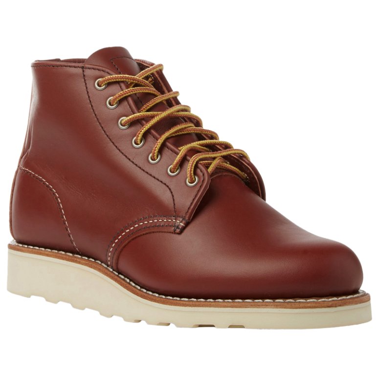 Red Wing Heritage Full Grain Leather 6 Inch Round Toe Women's Ankle Boots#color_colorado