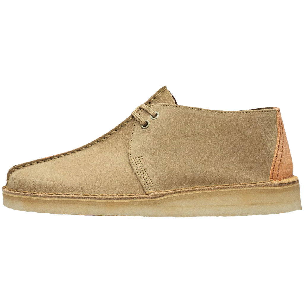 Clarks Originals Desert Trek Suede Womens Shoes#color_light tan