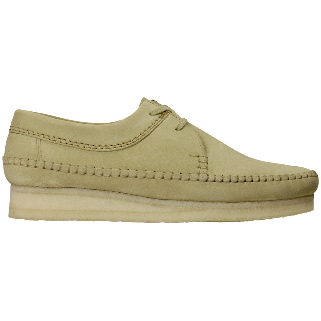 Clarks Originals Weaver Suede Leather Men's Shoes#color_maple