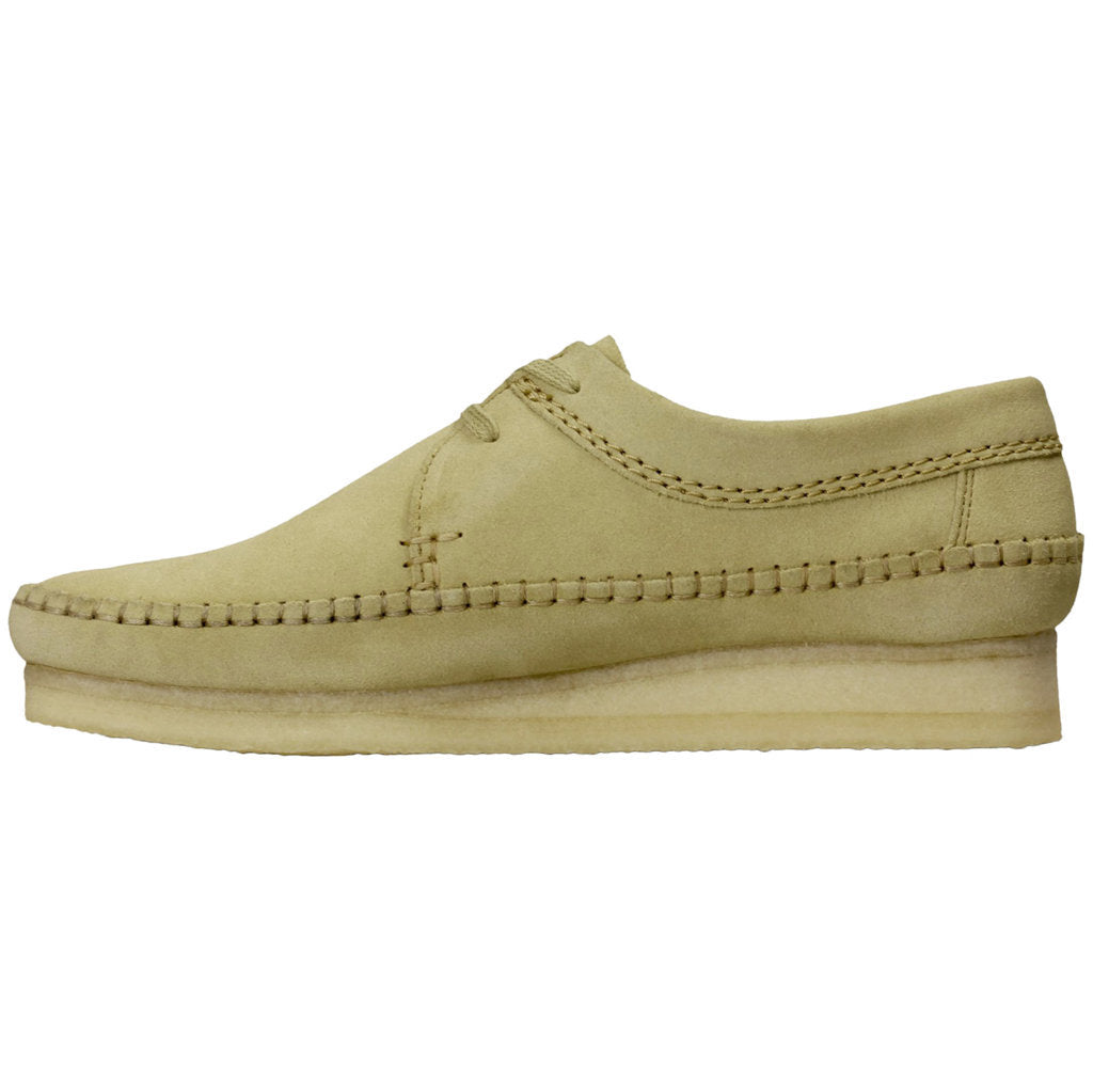 Clarks Originals Weaver Suede Leather Men's Shoes#color_maple