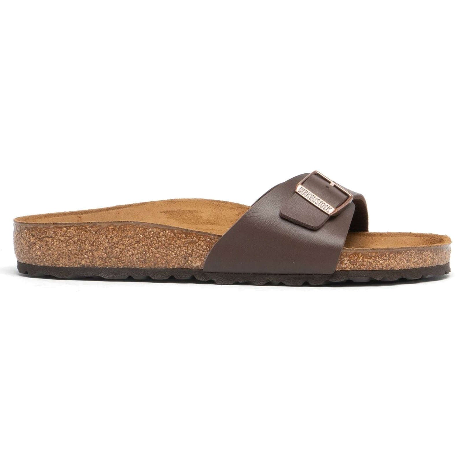 Birkenstock Madrid Birko-Flor Unisex Sandals#color_dark brown