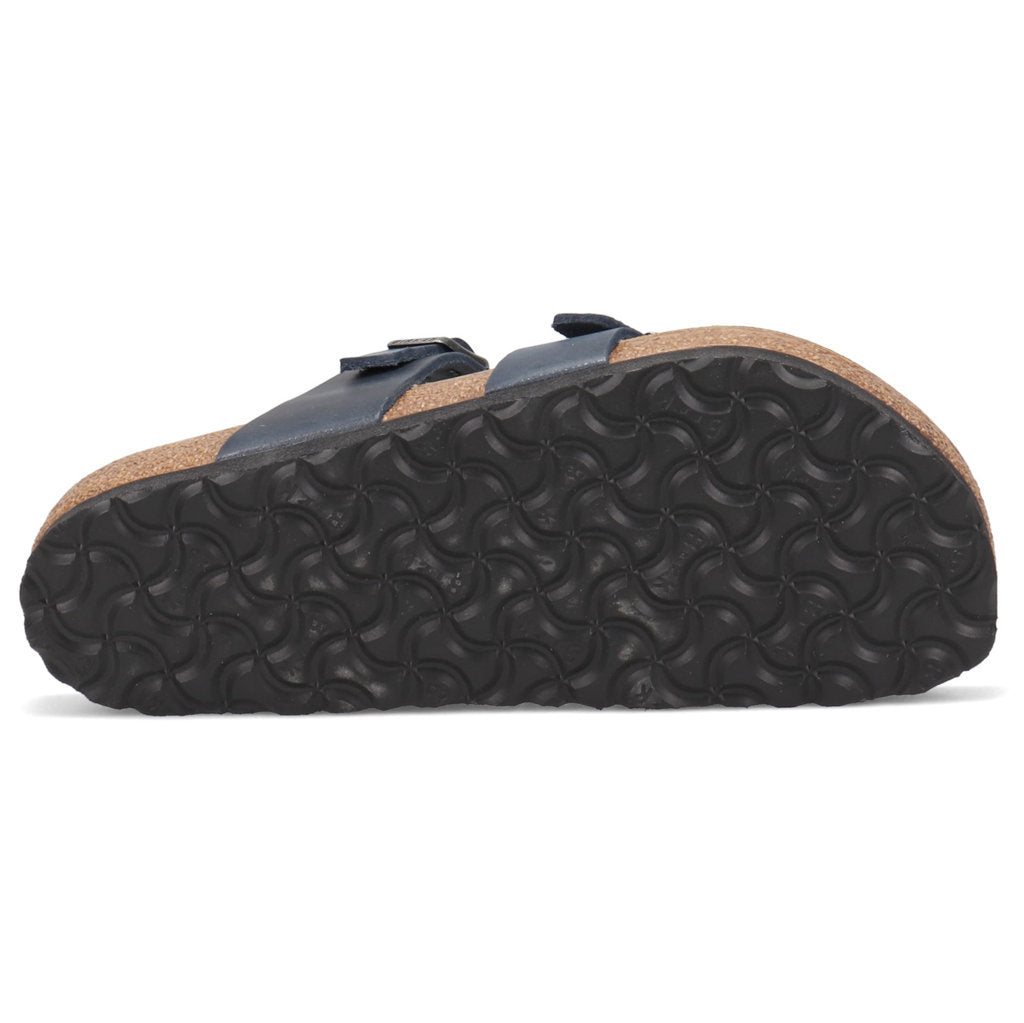 Birkenstock Mayari Oiled Leather Unisex Sandals#color_blue