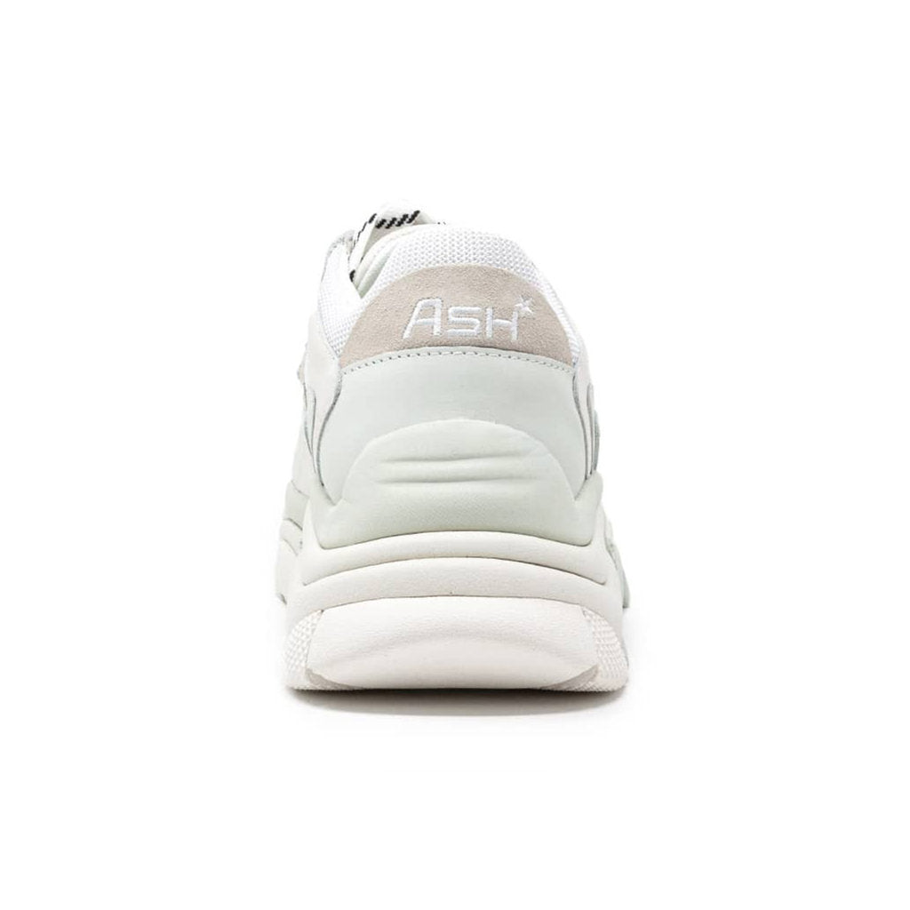 Ash Addict Leather Mesh Women's Low-Top Trainers#color_off white