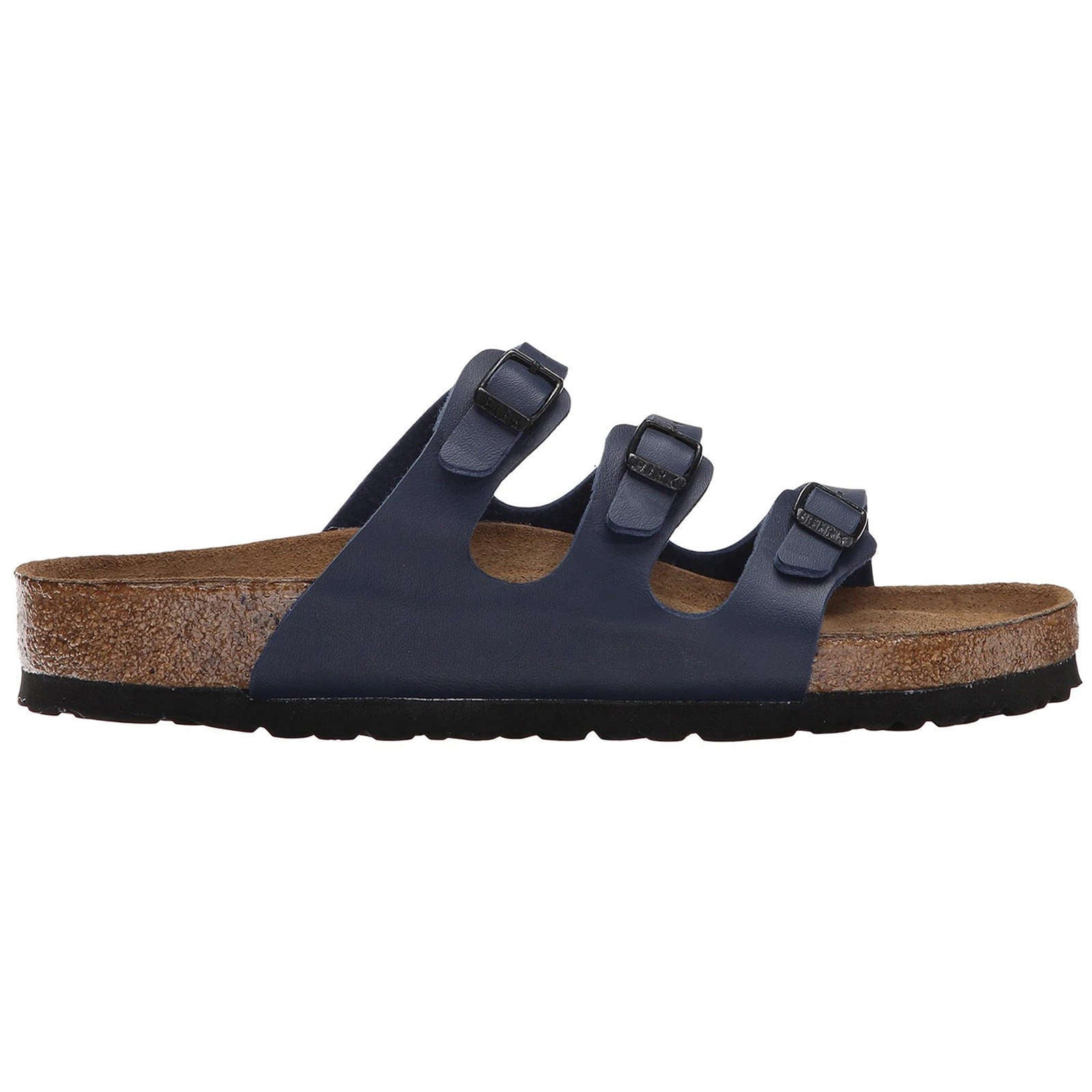 Birkenstock Florida Soft Footbed Birko-Flor Unisex Sandals#color_blue