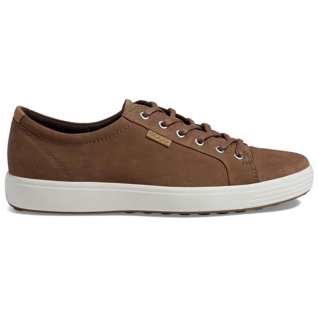 Ecco Soft 7 430004 Leather Mens Sneakers#color_camel lion