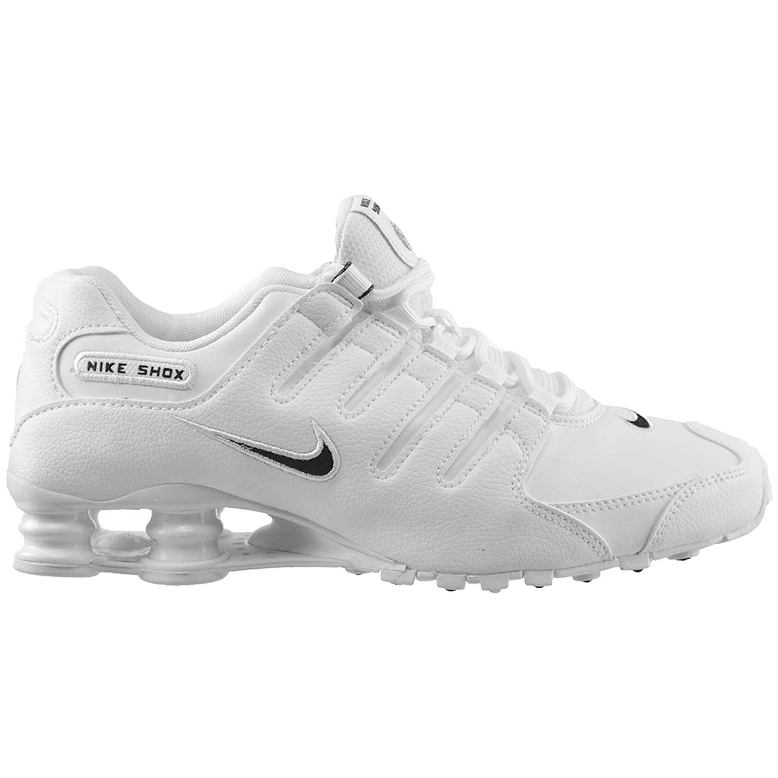 Nike Shox NZ Leather Men's Low-Top Trainers#color_white black