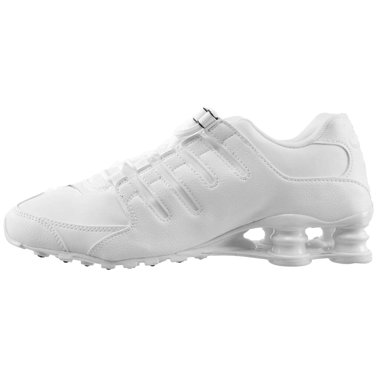 Nike Shox NZ Leather Men's Low-Top Trainers#color_white black