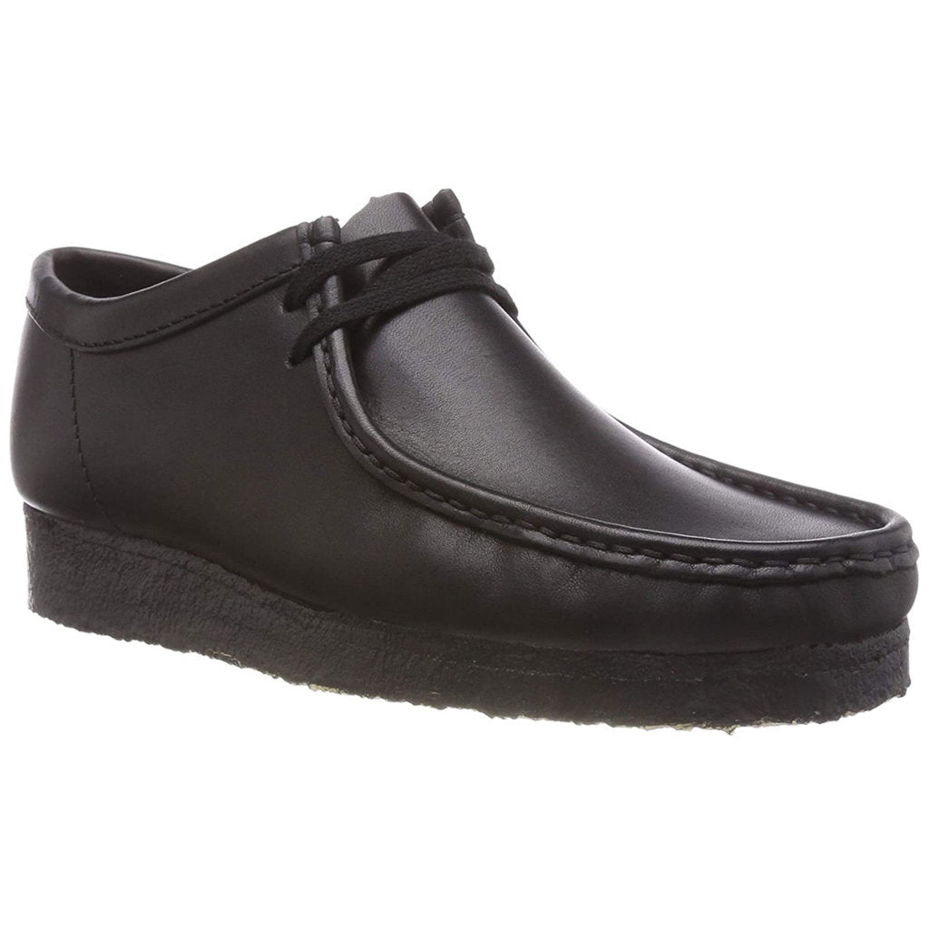 Clarks Originals Wallabee Leather Mens Shoes#color_black