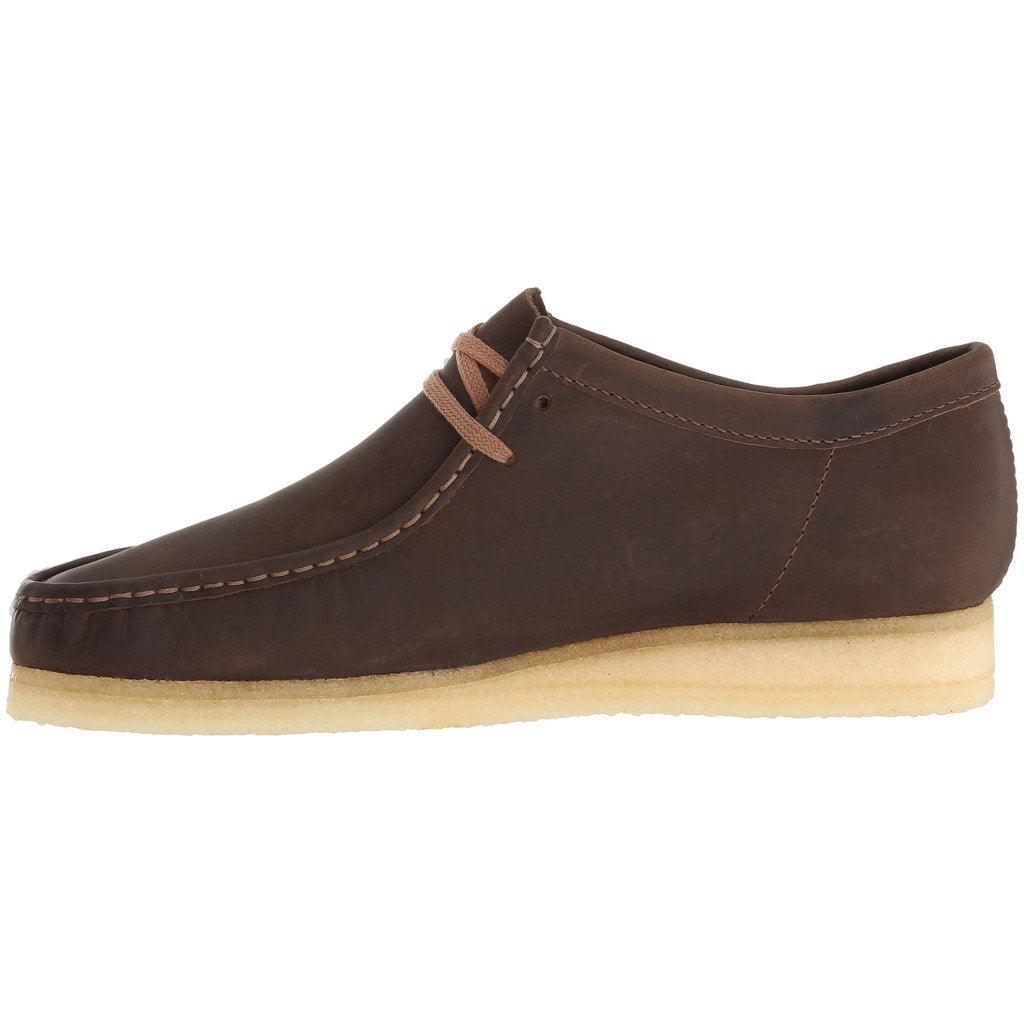 Clarks Originals Wallabee Leather Mens Shoes#color_beeswax