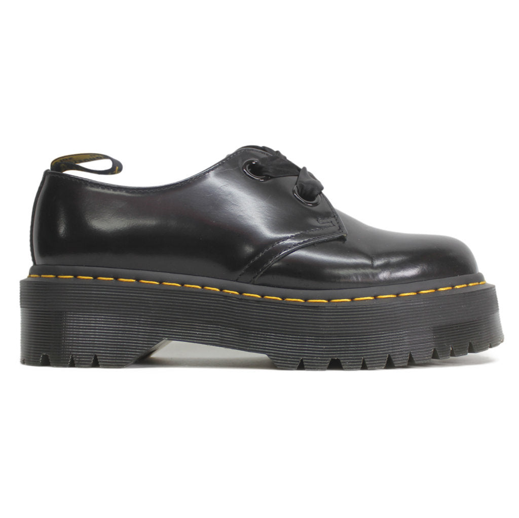 Dr.Martens Womens Shoes Holly Casual Platform Lace-Up Leather - UK 7