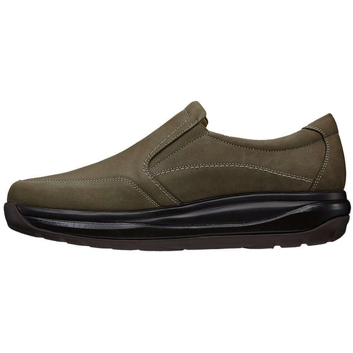 Joya Traveler II Nubuck Leather Men's Slip-On Shoes#color_light brown