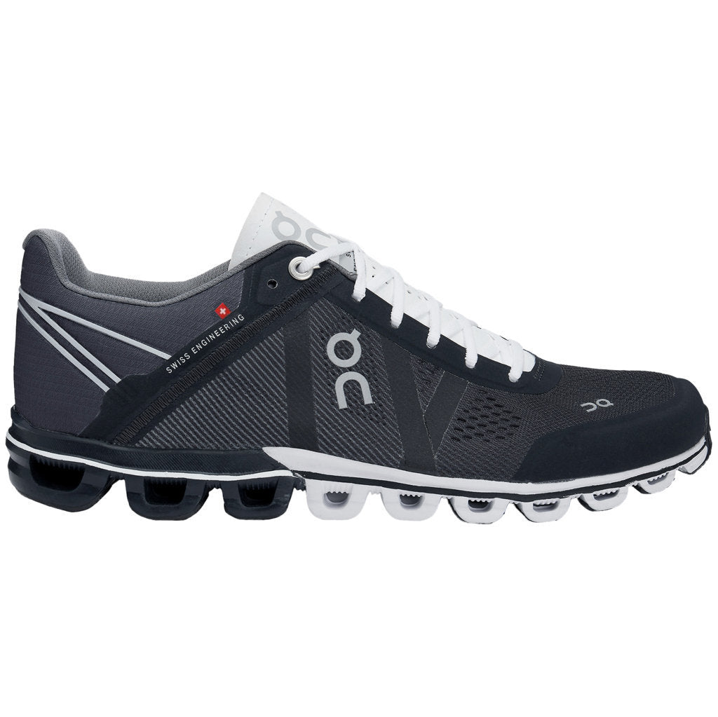 On Cloudflow Mesh Women's Running Shoes#color_black white