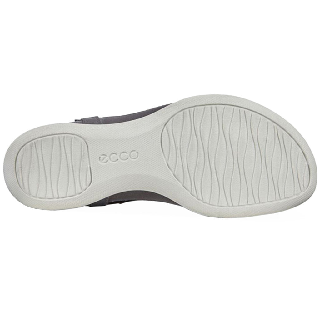 Ecco Flash 240873 Leather Womens Sandals#color_marine dusty blue metallic