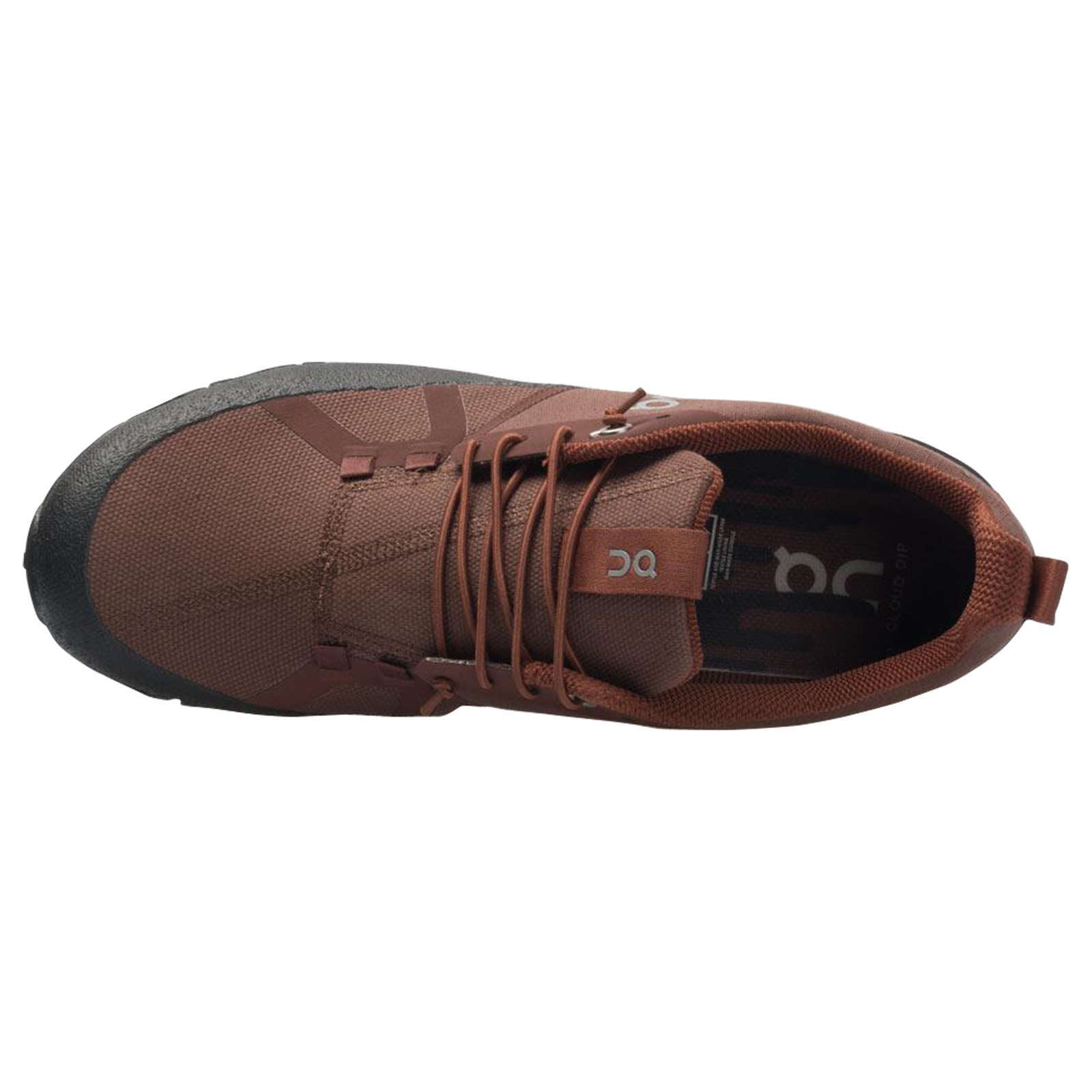 On Cloud Dip Canvas Men's Running Shoes#color_cocoa black
