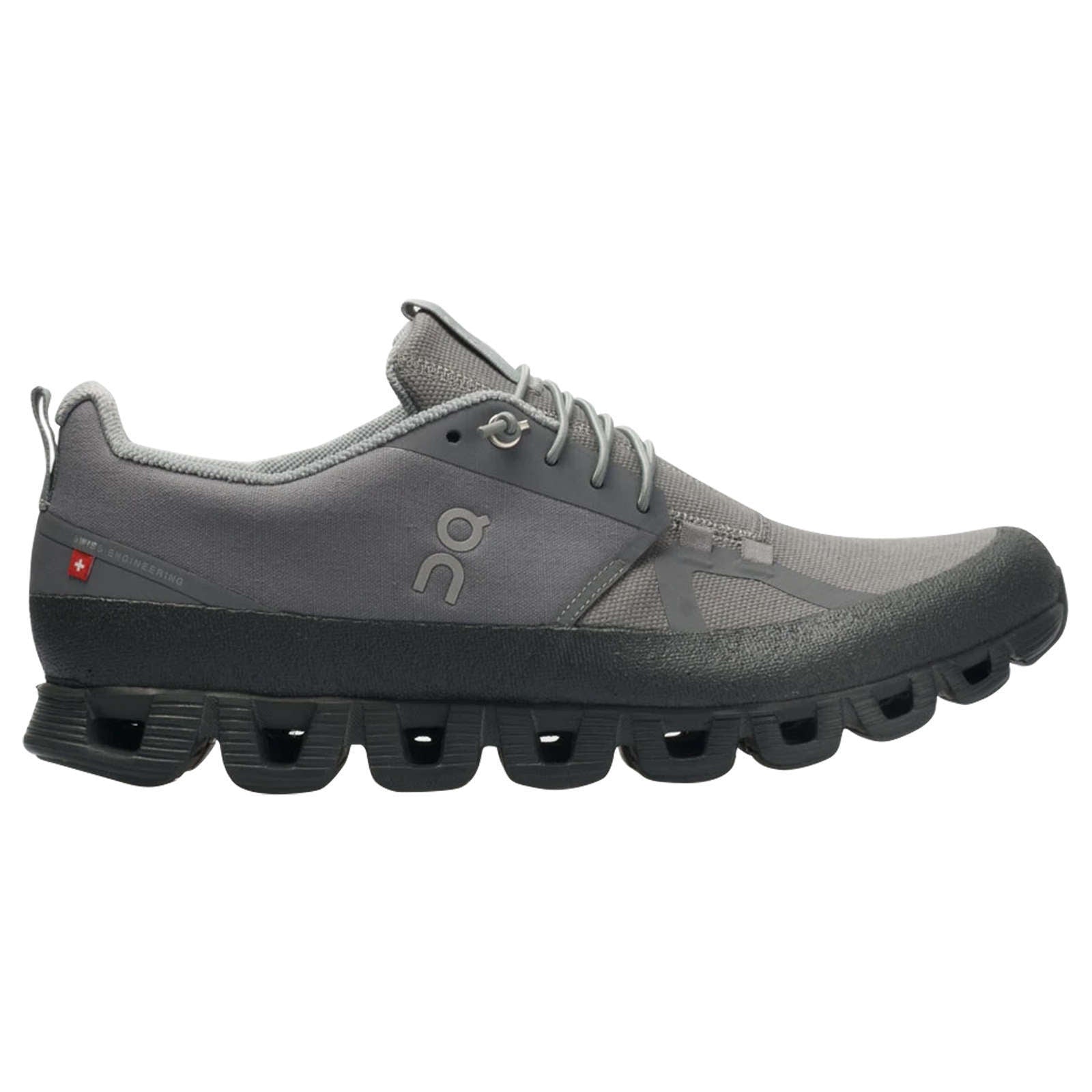 On Running Cloud Dip Canvas Men's Low-Top Trainers#color_grey shadow