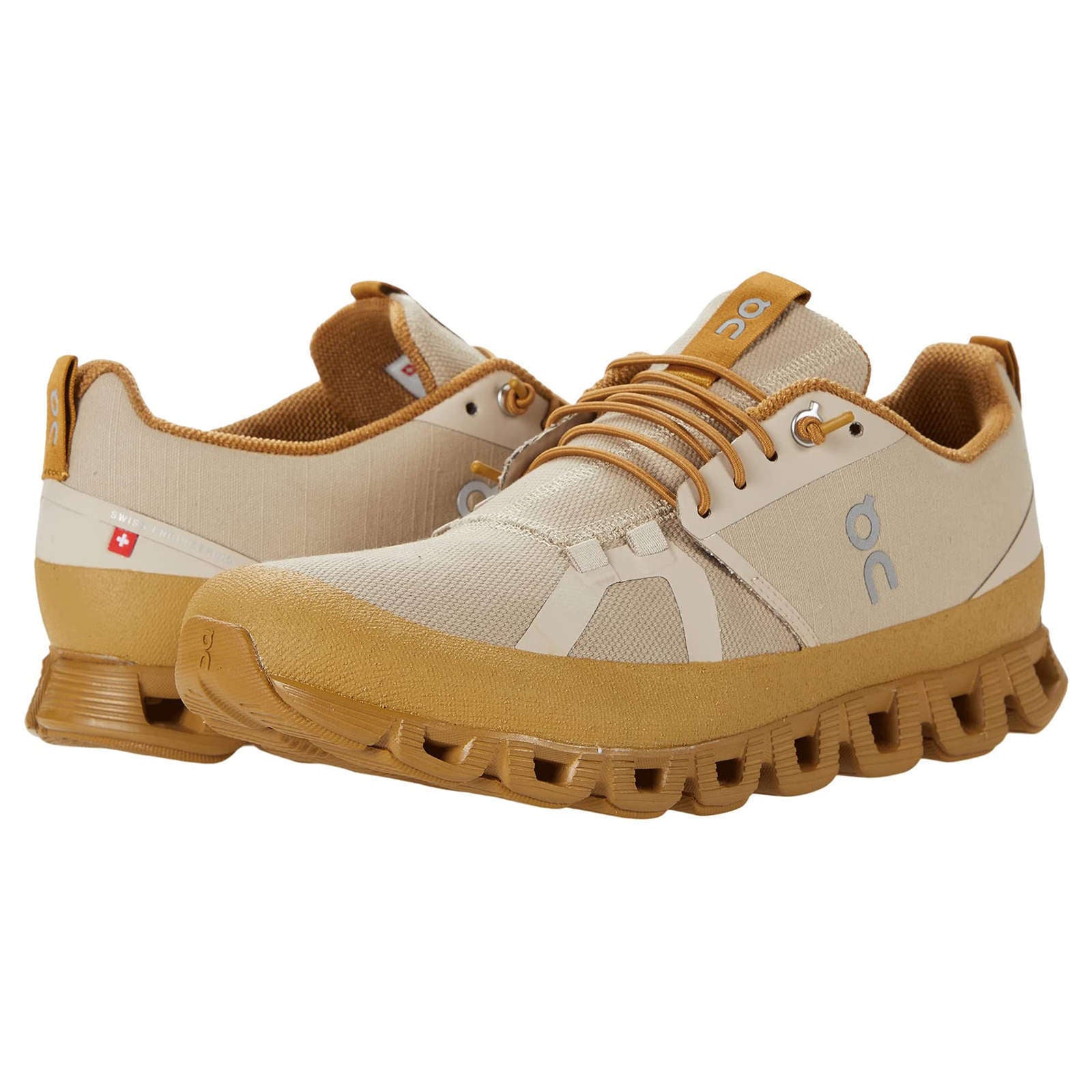 On Cloud Dip Canvas Men's Running Shoes#color_sand cumin
