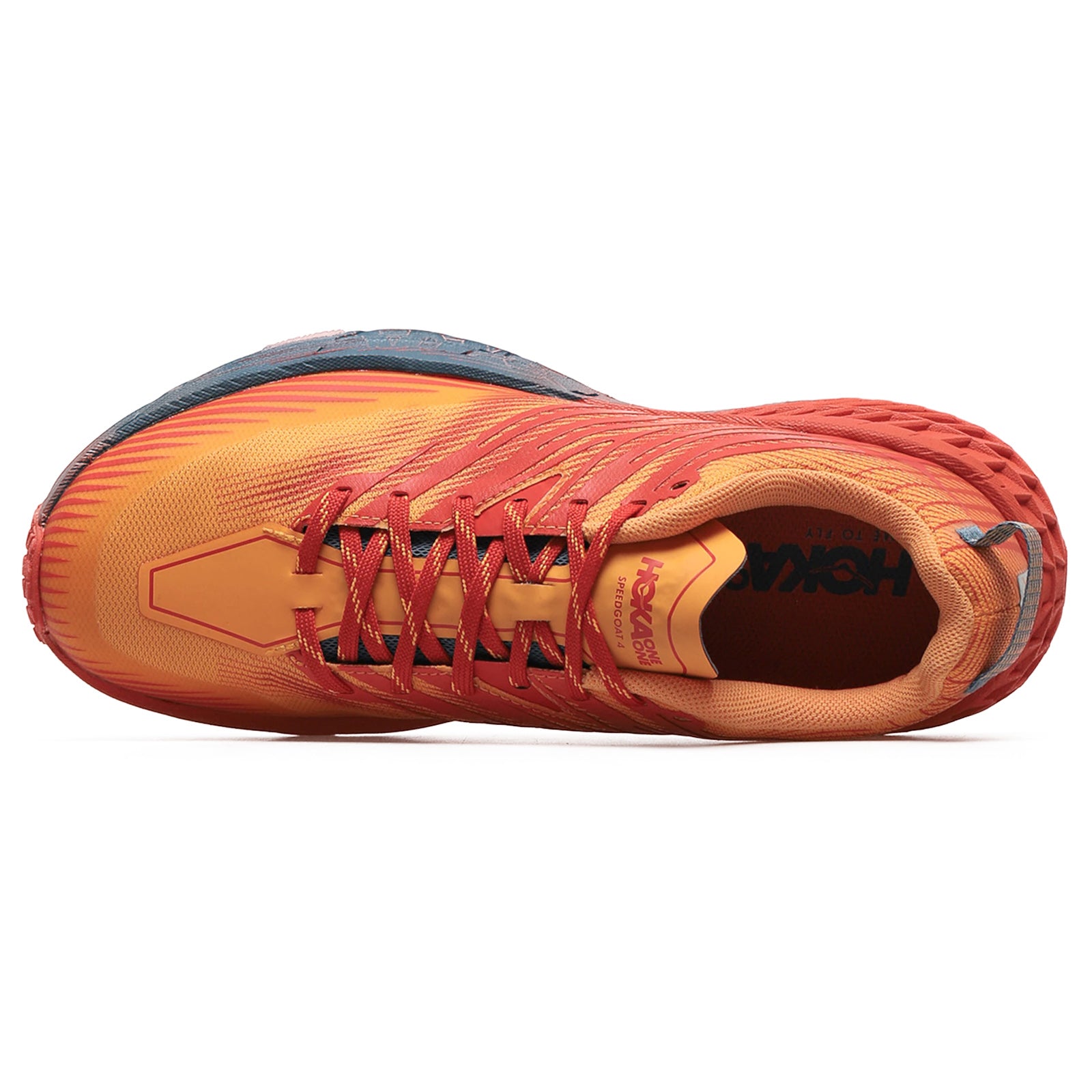 Hoka Speedgoat 4 Mesh Men's Running Shoes#color_fiesta blazing orange