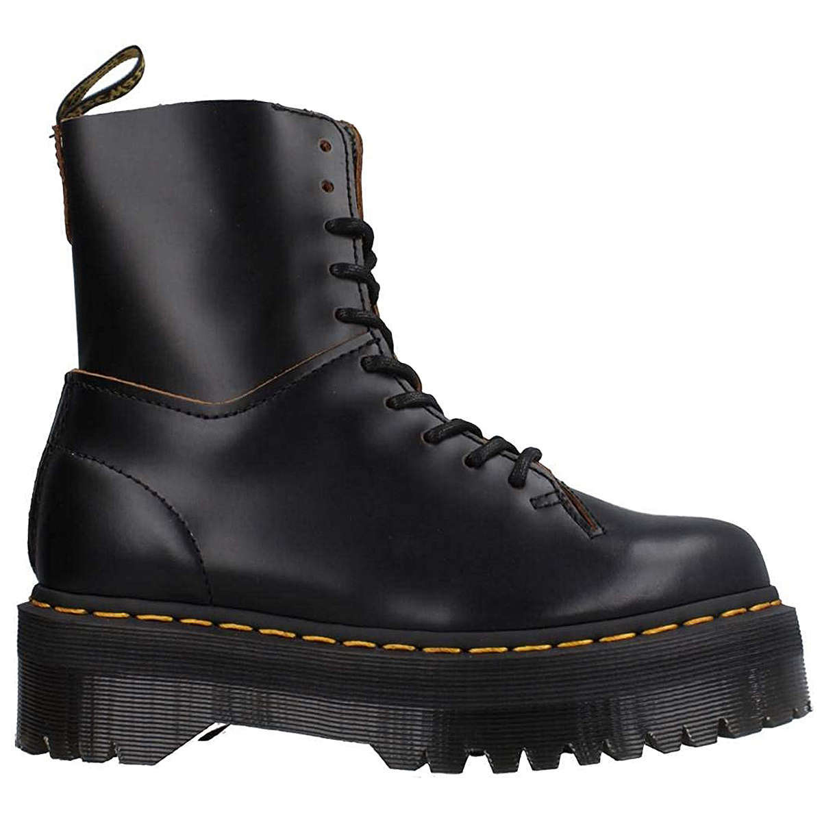 Dr. Martens Jadon Decon Vintage Leather Unisex Boots#color_black