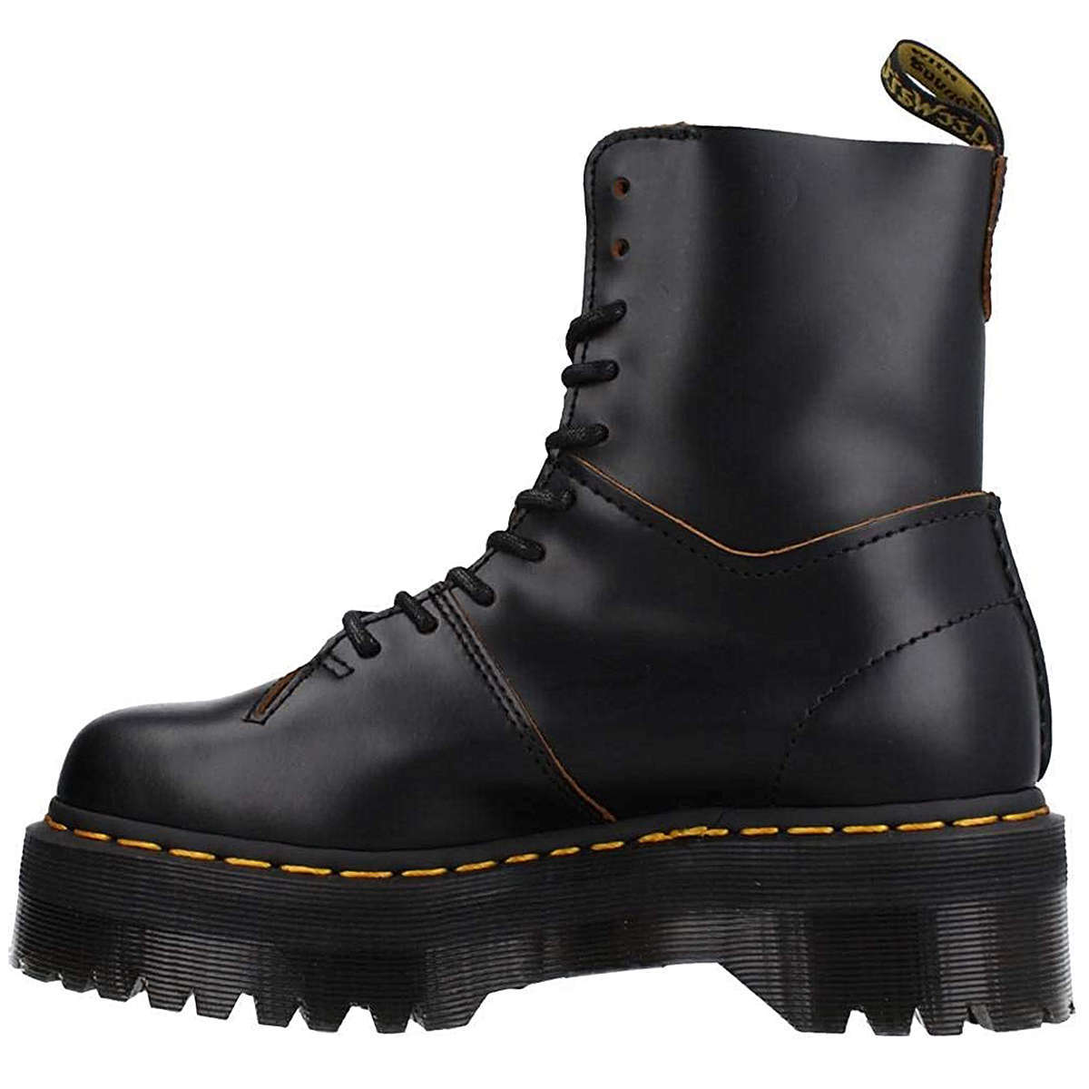 Dr. Martens Jadon Decon Vintage Leather Unisex Boots#color_black