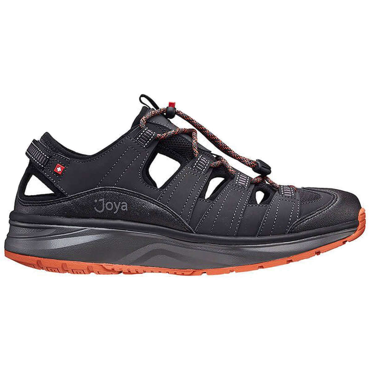 Joya Como II Leather & Textile Men's Wide Sandals#color_black