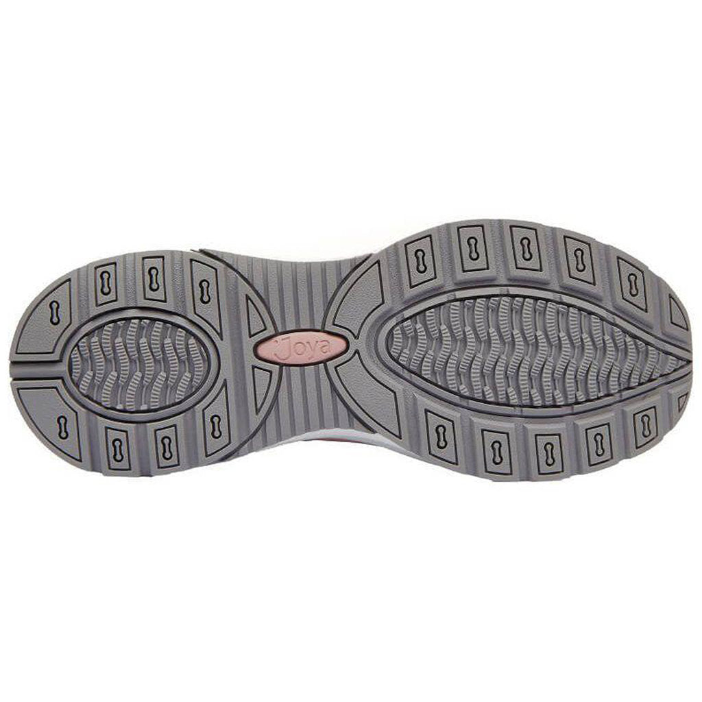 Joya Electra PU Leather & Textile Women's Trainers#color_light grey