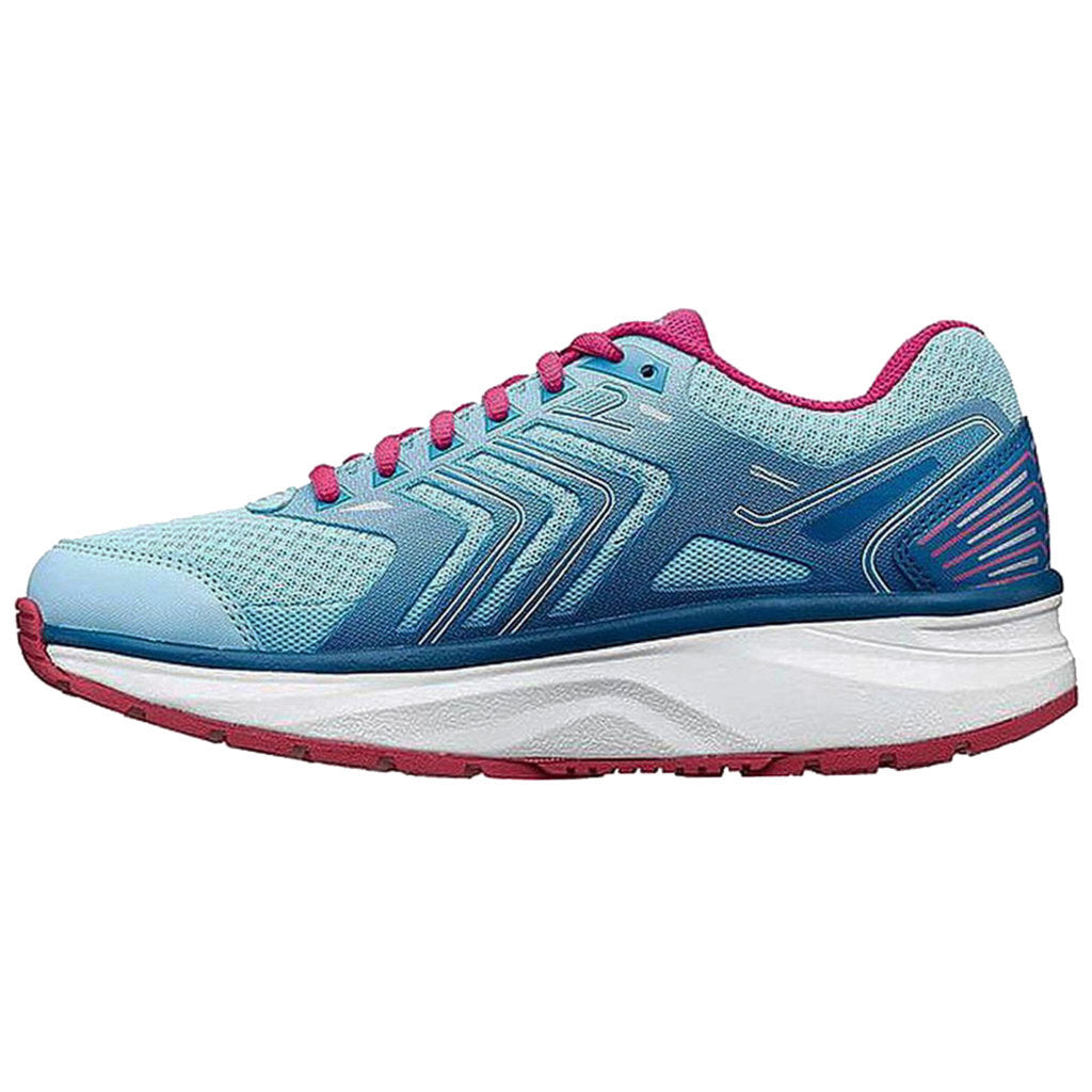 Joya Electra PU Leather & Textile Women's Trainers#color_light blue