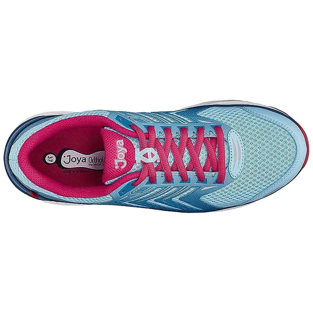 Joya Electra PU Leather & Textile Women's Trainers#color_light blue