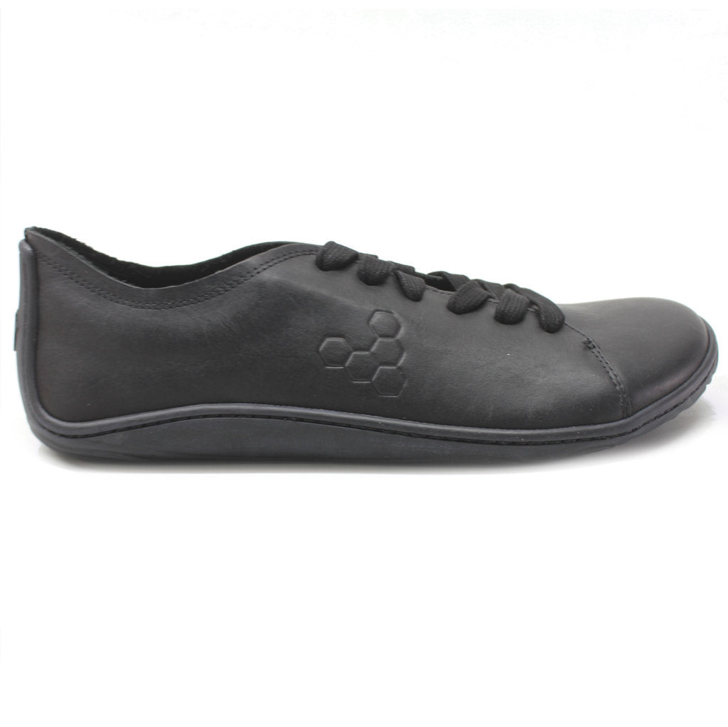 Vivobarefoot Addis Leather Mens Trainers#color_triple black