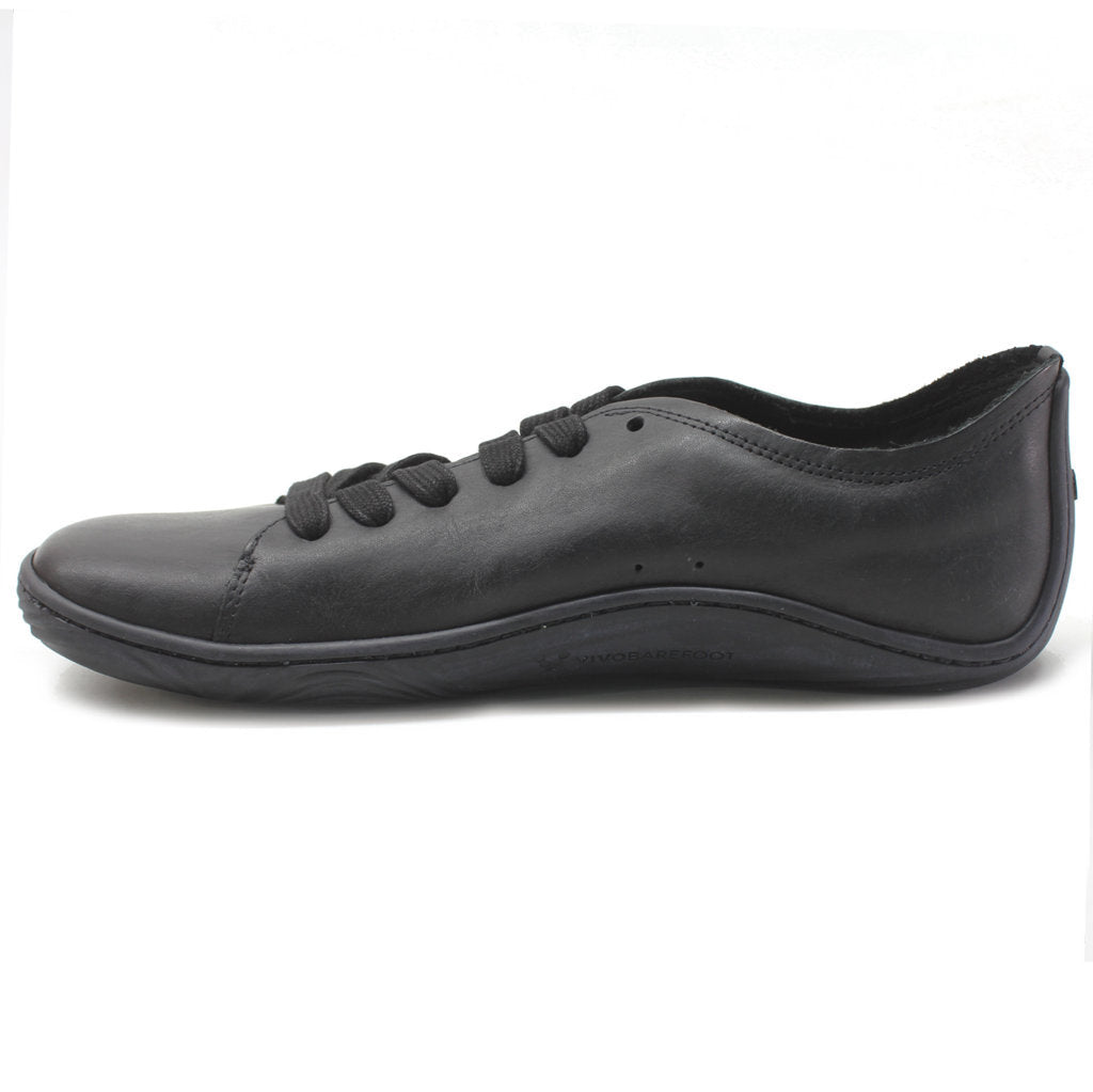 Vivobarefoot Addis Leather Mens Trainers#color_triple black