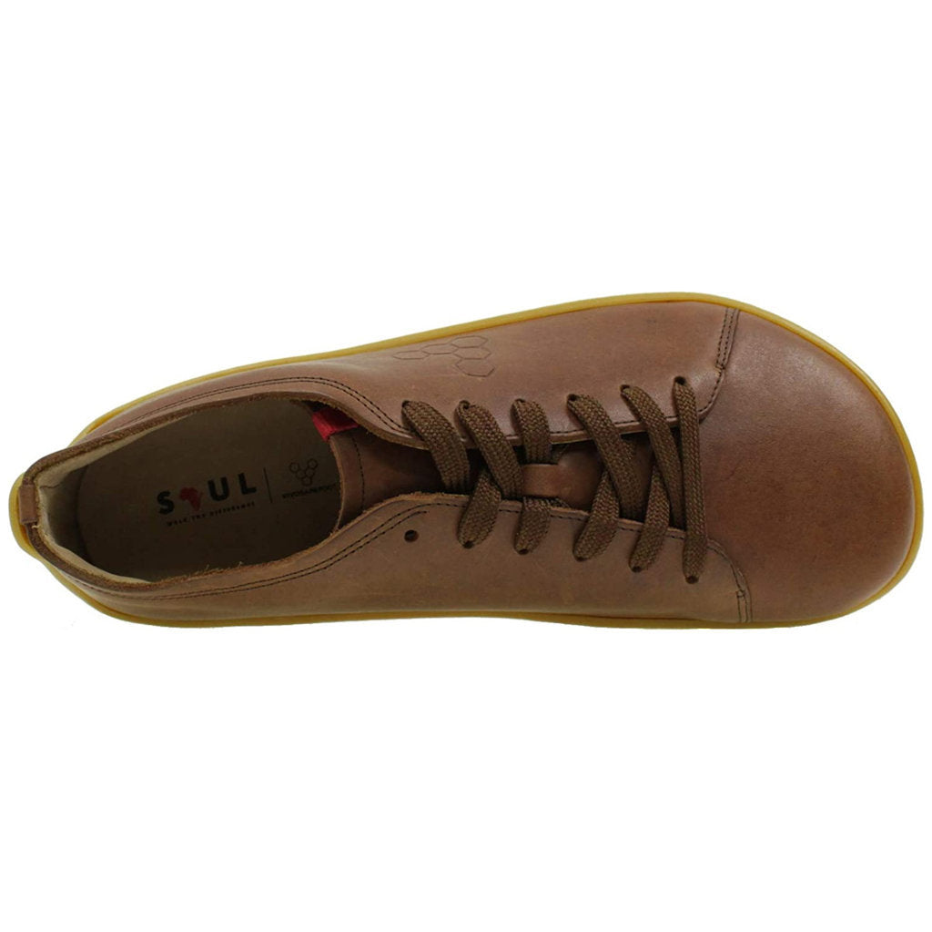 Vivobarefoot Addis Leather Mens Trainers#color_brown