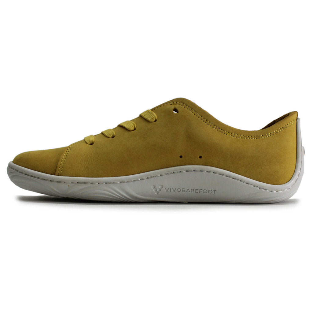 Vivobarefoot Addis Leather Mens Trainers#color_spicy mustard