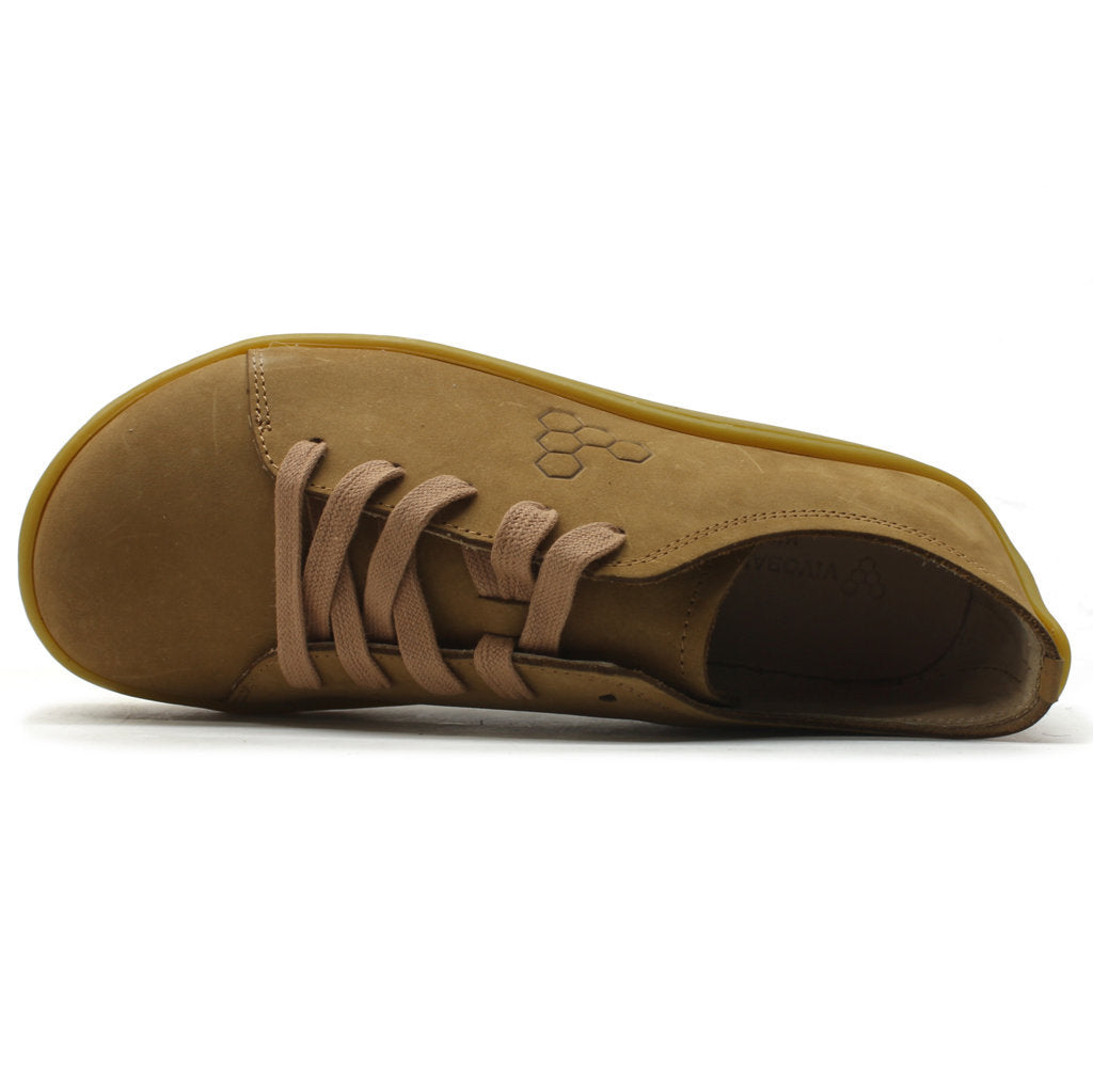 Vivobarefoot Addis Leather Womens Sneakers#color_bone brown