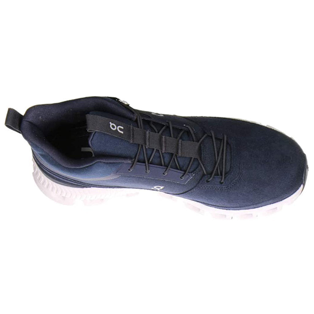 On Running Cloud Hi Textile Men's Low-Top Trainers#color_navy