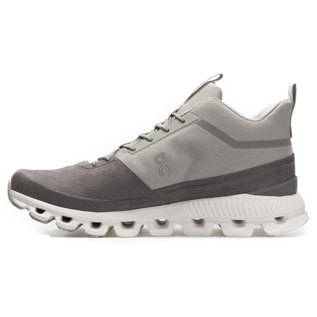 On Running Cloud Hi Textile Men's Low-Top Trainers#color_slate rock