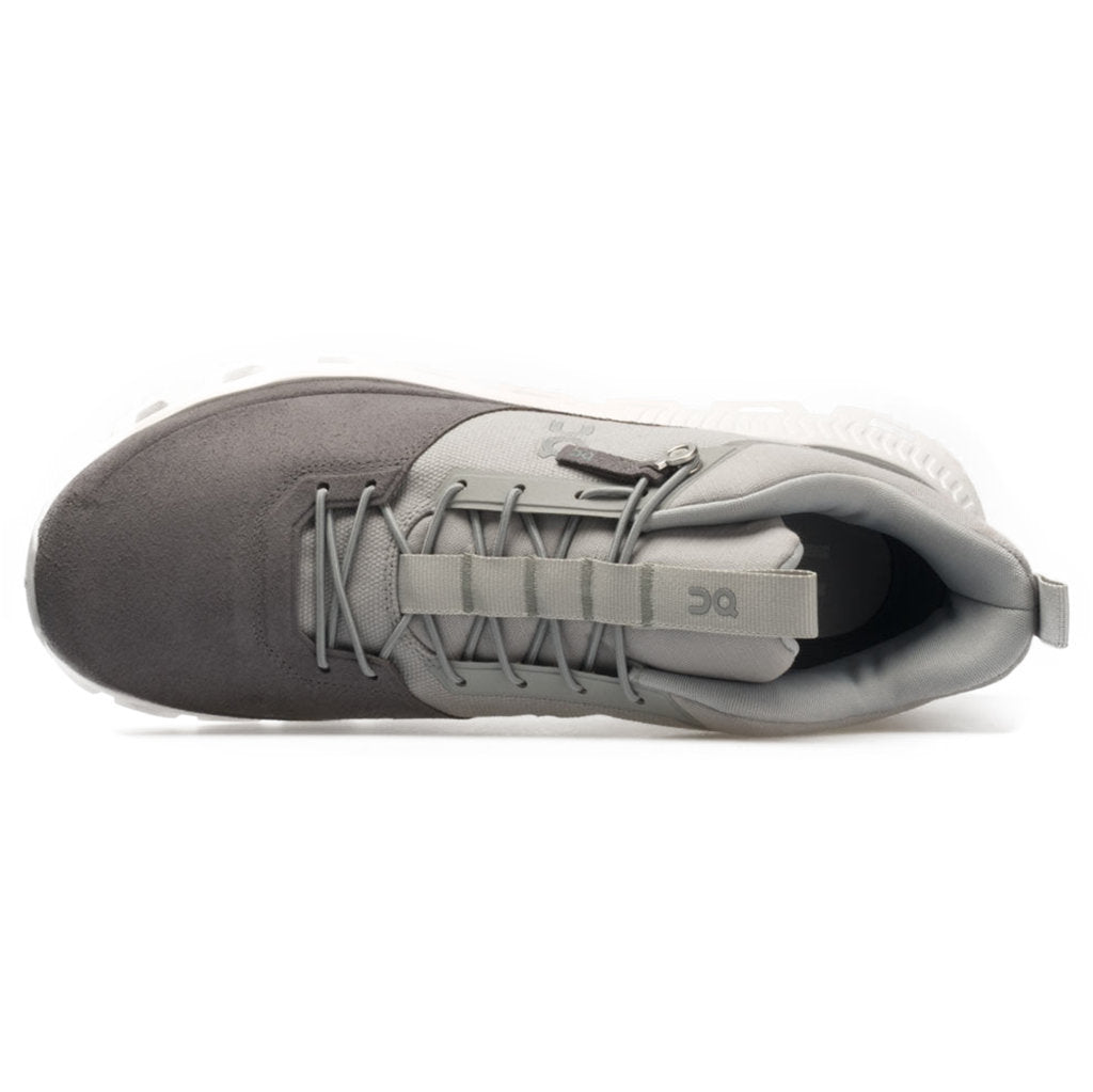 On Running Cloud Hi Textile Men's Low-Top Trainers#color_slate rock