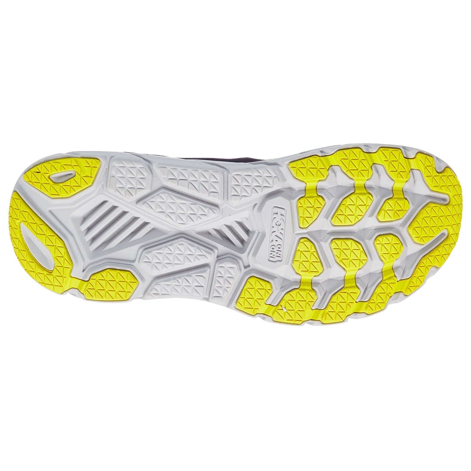 Hoka One One Clifton 7 Mesh Men's Low-Top Road Running Trainers#color_odyssey grey evening primrose