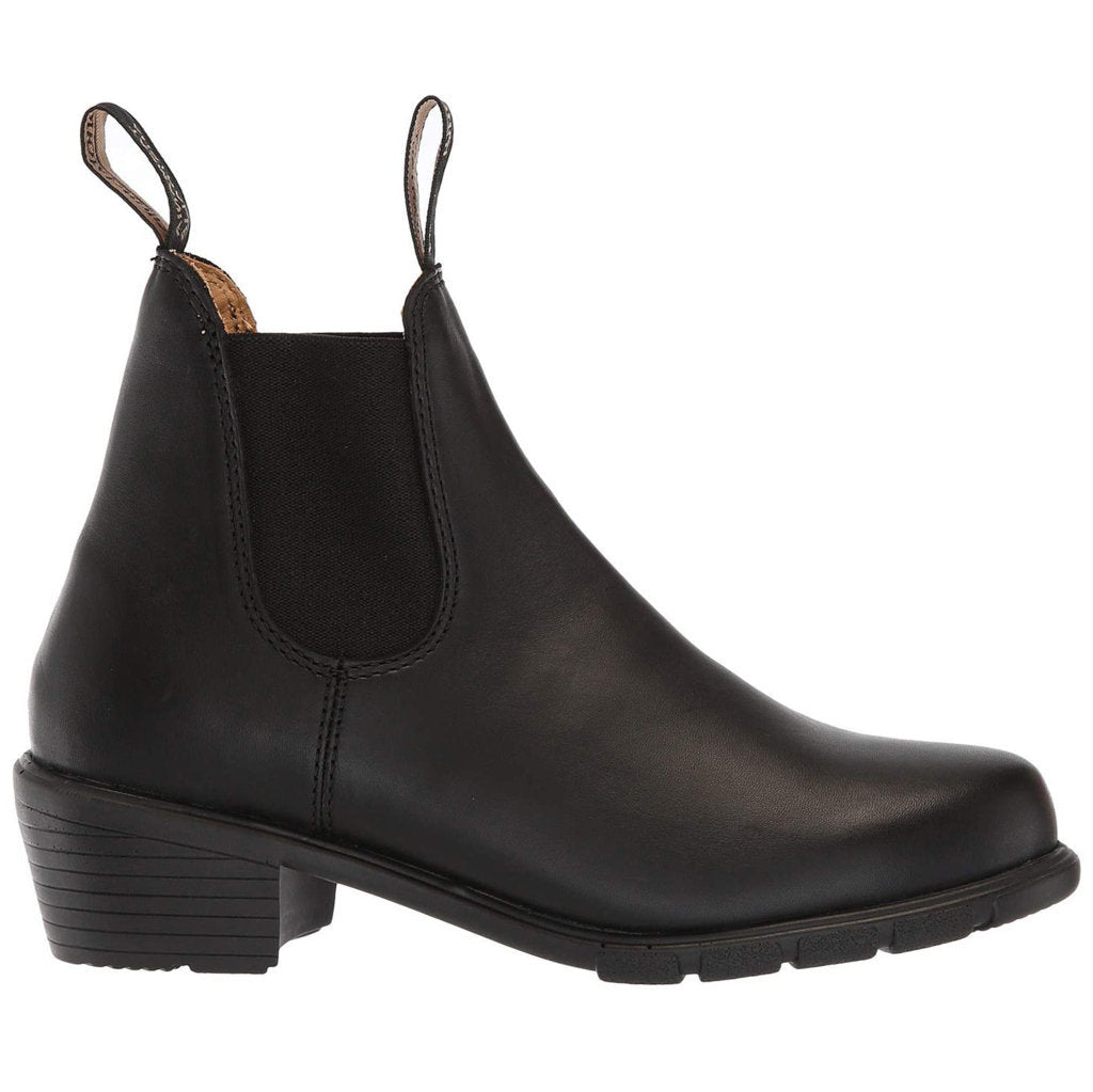 Blundstone 1671 Water-Resistant Leather Unisex Heeled Chelsea Boots#color_black