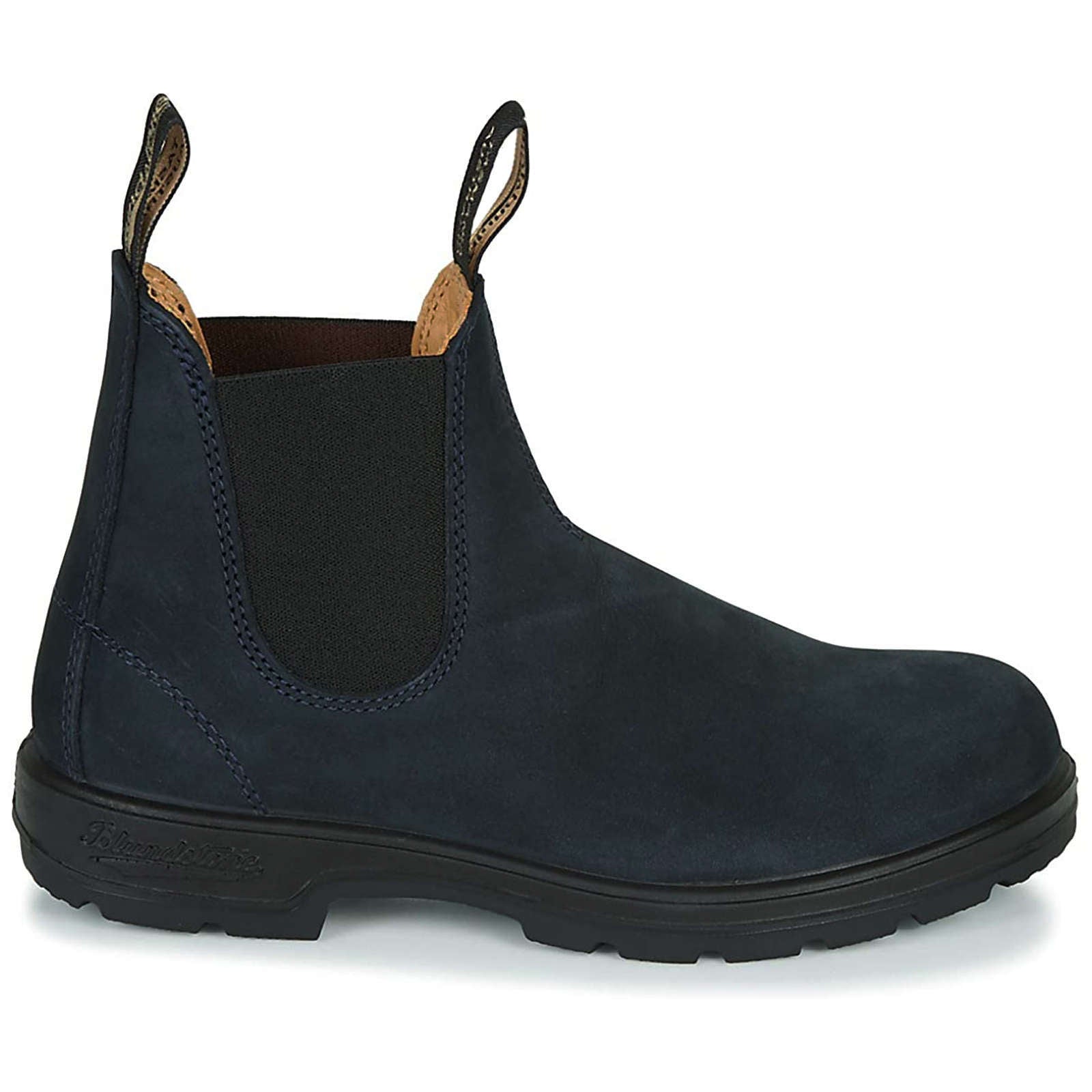 Blundstone 1940 Nubuck Leather Unisex Chelsea Boots#color_navy